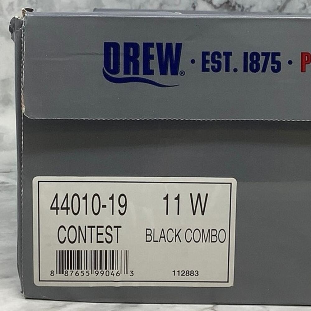 Drew Size 11 W Black Contest Hook And Loop Athlet… - image 8